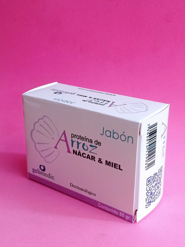 Jabón Aclarante Con Proteína De Arroz Y Concha Nácar
