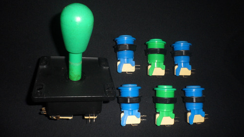 Pack Joystick Lorenzo Original Y 6 Botones (Usado)