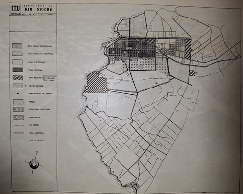 Planeamiento Territorial En Depto Rio Negro 1962 Con 15 Mapa (Usado)