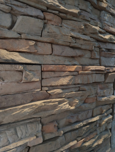 Revestimiento Deco Simil Piedra Interior Exterior Beige