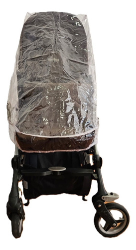 Cochecito Peg Perego Si Con Accesorios + Wawita De Regalo Negro Aluminio (Usado)