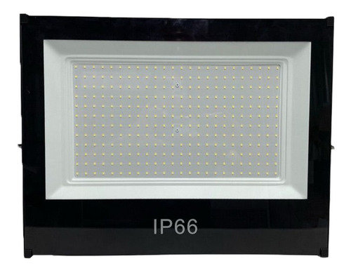 Refletor Led Shine 500w Smd Holofote Prova Dagua 6500k Ip66 Bivolt Cor da carcaça Preto Cor da luz Branco-frio 110V/220V