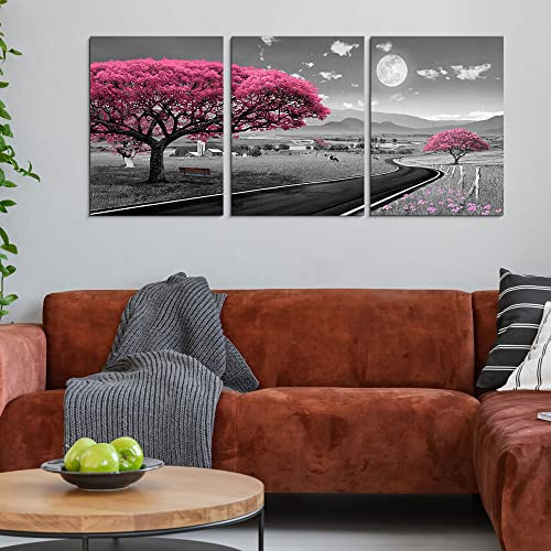Cuadro De Pared De Paisaje De Campo Rústico, Árboles ...