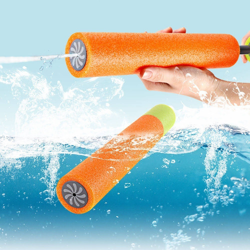 2 Pistola Lanzador Agua Tubo Alberca Juego Playa Diversión G