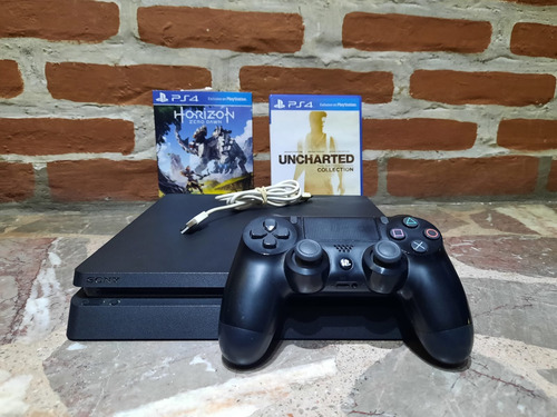 Ps4 Slim 500gb Usada Perfecto Estado + 1 Control + 2 Juegos