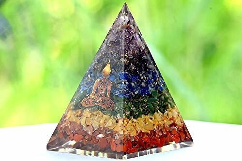 Pirámide Wholesalegemshop Orgone De Gran Tamaño (10cmx5cm)