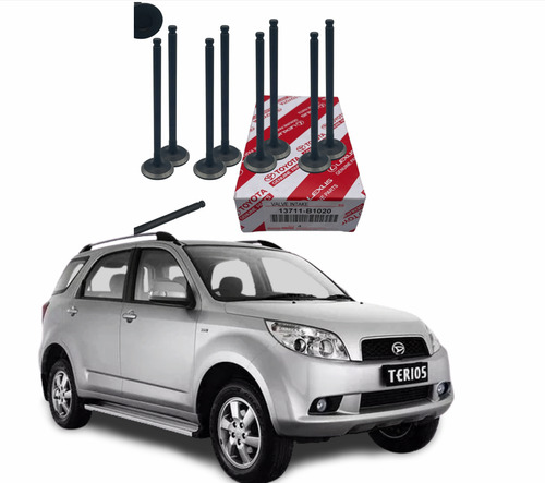 Juego Valvulas Admision Toyota Terios Bego 1.5l