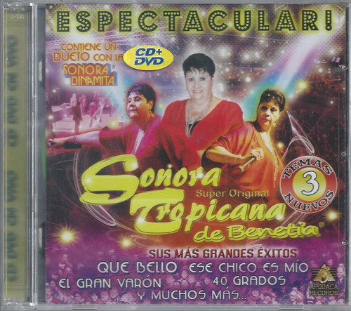 Sonora Tropicana De Benetia Sus Éxitos Cd + Dvd Nac Edi 2012