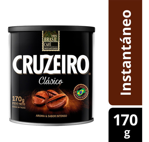 Café Cruzeiro Clásico Instantáneo Lata 170 G