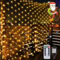 Comprar Luz Red Navidad Pie Led Malla Para Exterior Decoracion Pared