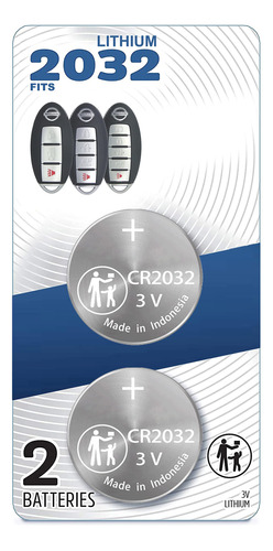 Cr2032 2032 - Bateria De Repuesto Para Llave Remota Intelige