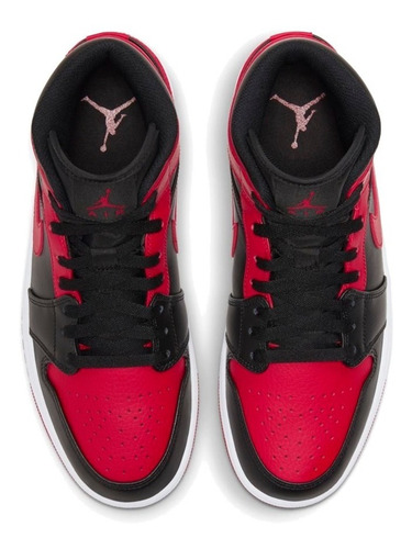 Tênis Air Jordan 1 Mid Bred Banned