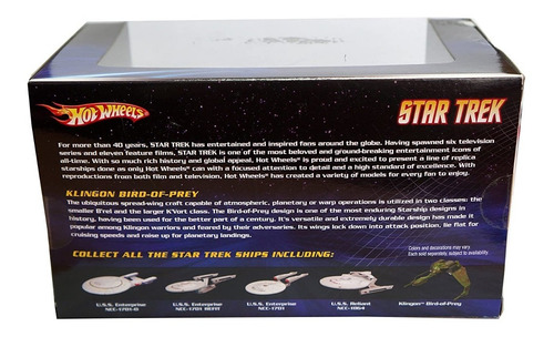 Hot Wheels Star Trek Klingon Bird Of Prey 2008 P8512