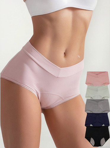Bragas Menstruales A Prueba De Fugas De Talla Grande, 5 Piez