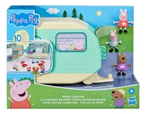 Comprar Peppa Pig aventura en caravana con 3 personajes Hasbro color verde