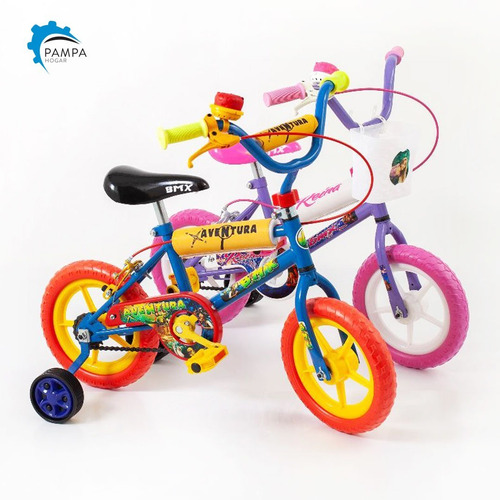 Imagen 4 de 8 de Bicicleta Zambito Rod 12 Kids Niña Nena Ruedas Goma