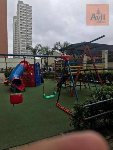 Studio Com 1 Dormitório À Venda, 37 M² Por R$ 379.000,00 - Tatuapé - São Paulo/sp - St0046