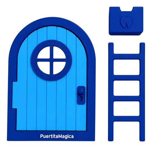 Puertita Mágica Azul Claro y Azul Oscuro
