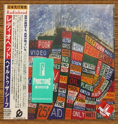 Radiohead - Hail To The Thief Cd / Edición Japonesa