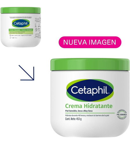 Cetaphil Crema Hidratante 453 Gr Piel Sensible, Seca