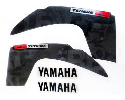 Kit Cartela Adesiva Yamaha Ténéré 250 Preto Ano 2013 Cor Preta