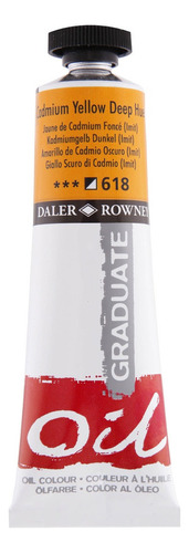 Óleo Graduate Daler Rowey 38ml 618 Cad.ye.deep Hue