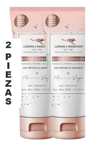 Acondicionador Ludwig Marimar Vega Asaí Almendras 250 Ml,2