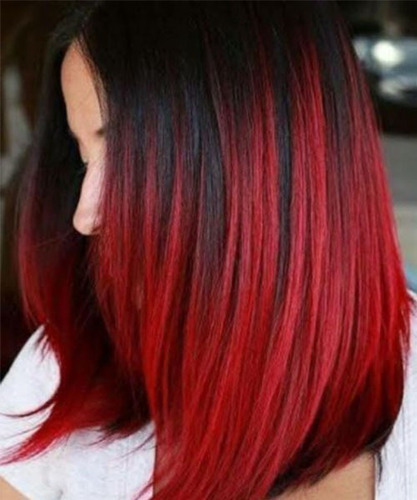 Kit 04 Tintas Vermelho N° 66.66 E 04 Ox 40vol 90ml Mairibel Tom 66.66 Louro Escuro Vermelho Intenso