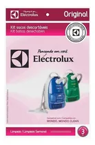 Comprar Kit 3 Sacos Descartável Aspirador Electrolux Mondo Original