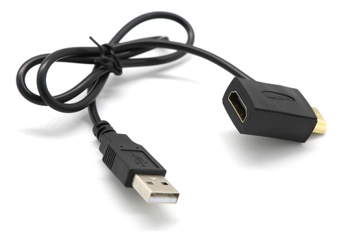 Conector Macho Para Fêmea+cabo De Carregador Usb 2.0 Splite