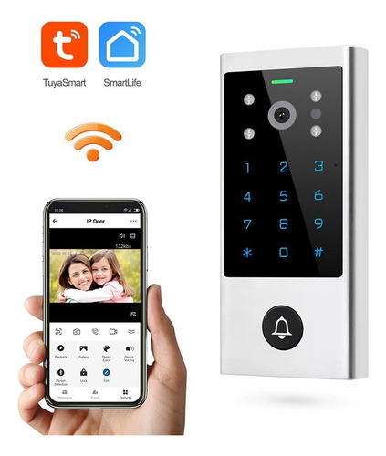 Video Intercomunicador Wifi Con Camara Y Contraseña