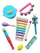 Comprar Kit Musical 8 Instrumentos Infantil Madera