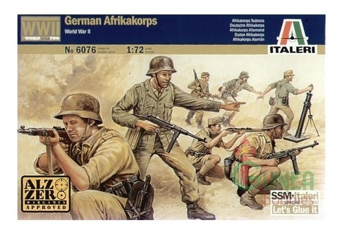 German Afrikankorps By Italeri # 6076  Escala 1/72