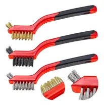 Comprar Set 3 Cepillos Limpieza Cerdas Alambre Metal Herramientas 