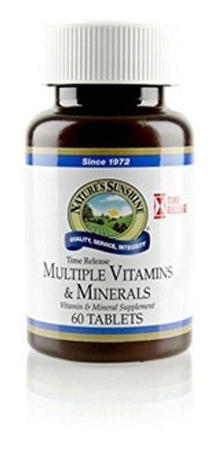Vitaminas Y Minerales Múltiples, 60 Tabletas