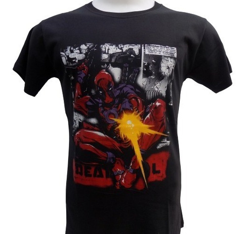 Remeras De Deadpool Marvel Comic Películas Cine Que Sea Rock