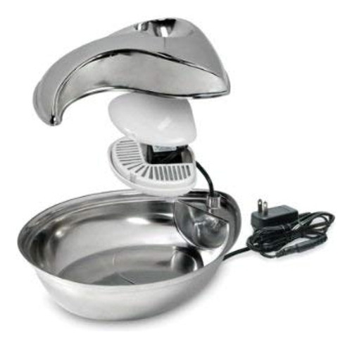 Fuente De Agua Para Mascotas Pioneer Pet Raindrop Stainless