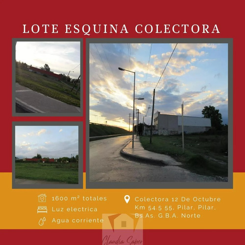 Lote Esquina Colectora Y Panamericana Ramal Pilar Km 55