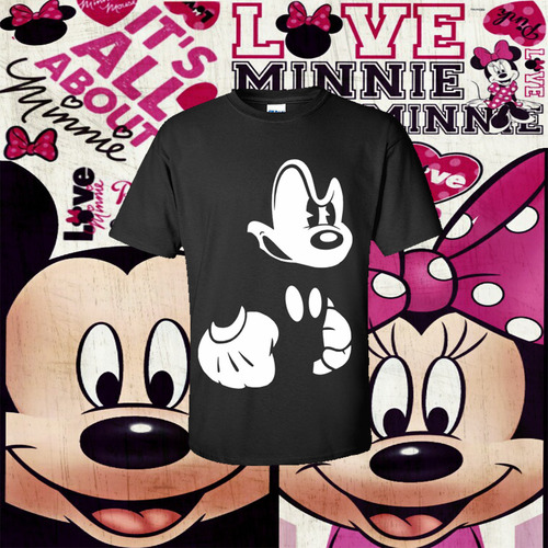 Pack 2 Remeras Pareja Mikey Minie / Luminica 2 / Hombre Dama