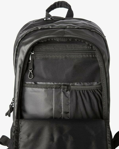 Mochila Rvca Radar Backpack Color Negro Diseño De La Tela Lisa