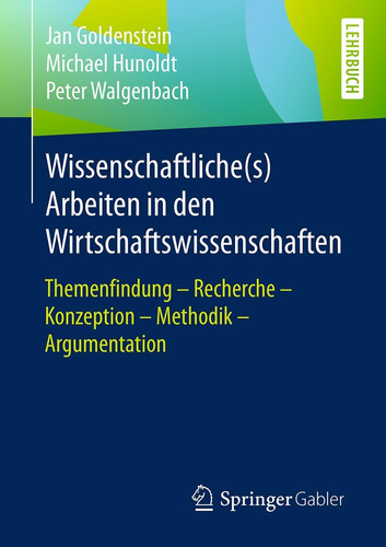 Libro: Wissenschaftliche(s) Arbeiten In Den Wirtschaftswisse