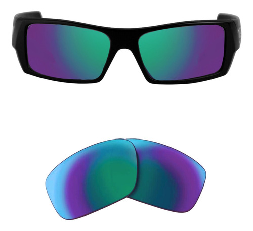 Lente De Reposição Para Oakley Gascan - Oo9014 Cor Roxo E Verde