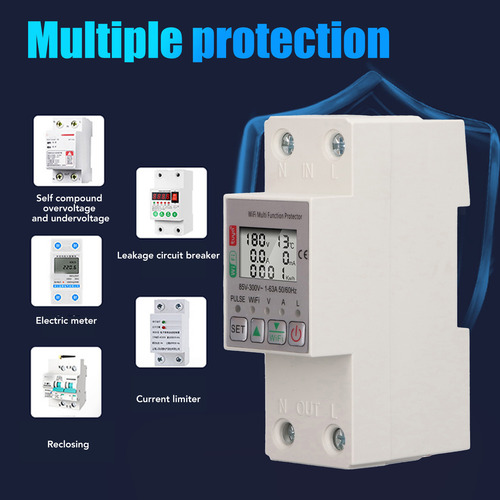 Disyuntor Inteligente Wifi Ac85300v Proteciones