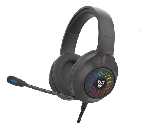 Audifono Gamer Fantech Bitz Mh87 Black Rgb - Revogames 