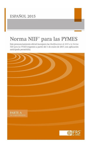 Libro Normas Niif Para Las Pymes 2015 En Español. Ifrs