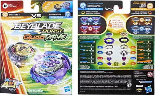 Beyblade Hasbro Hasbro Burst Quaddrive Wrath Fafnir F7 Y Ber