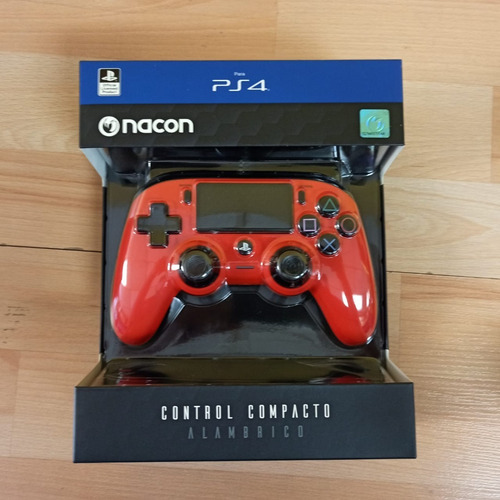 ..:: Control Alambrico Ps4 Rojo ::.. Playstation 4 Nacon