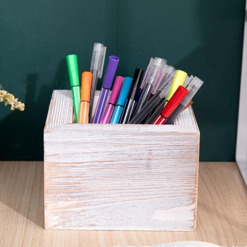 Wood Planter Box Desktop Diy Craft Gift Box For Wedding Home