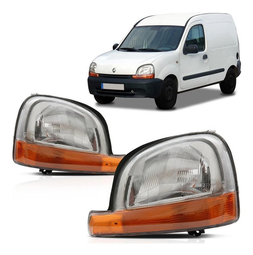 Optica Renault Kangoo Giro Ambar O Cristal 99/05