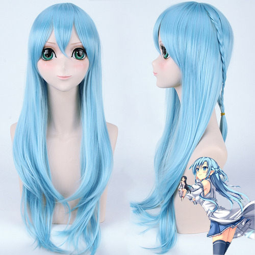 Peluca De Cosplay Yuuki Asuna Para Niñas De Wig Light Sword